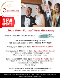 Prom 914 s Formal Wear Giveaway White Plains NY Operation